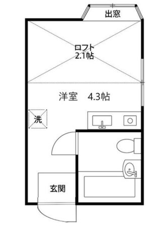 荏原ハイツの物件間取画像